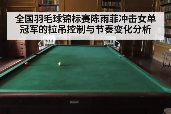 全国羽毛球锦标赛陈雨菲冲击女单冠军的拉吊控制与节奏变化分析